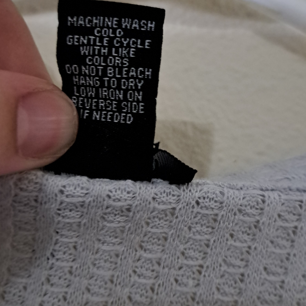 Justify Striped Colorblock Button Front Knit Ther… - image 6